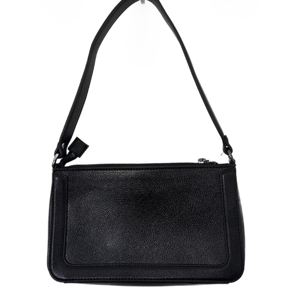 Karl Lagerfeld Of Paris Black With Crystal Embellishments Logo Shoulder Bag - Picture 4 of 9